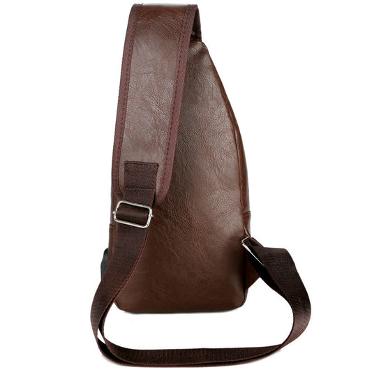 Borsa a tracolla portatile USB con ricarica
