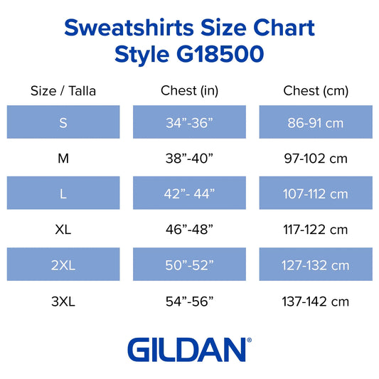 Sudadera con Capucha de Forro Polar Gildan Unisex-adulto, Estilo G18500, Paquete Múltiple XX-Grande Royal (1-pack) 1