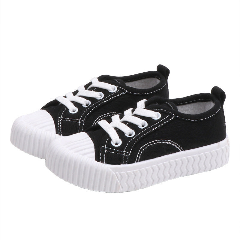 Scarpe in tela color caramella per bambini in stile coreano