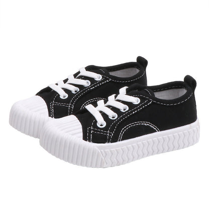 Scarpe in tela color caramella per bambini in stile coreano