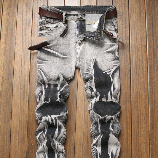 Slim Fit All-match Grigio Uomo Confortevole