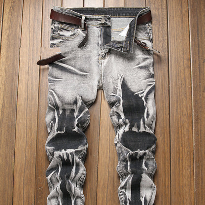 Slim Fit All-match Grigio Uomo Confortevole