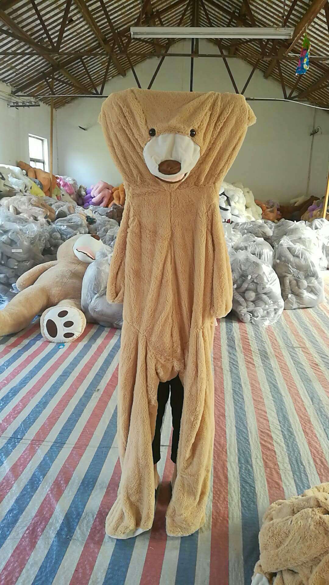 Gigante Orsacchiotto Peluche Enorme Giocattoli Morbidi Guscio di Cuoio