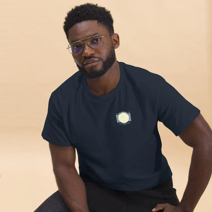 T-shirt classica da uomo con faccina sorridente "Good Vibes"