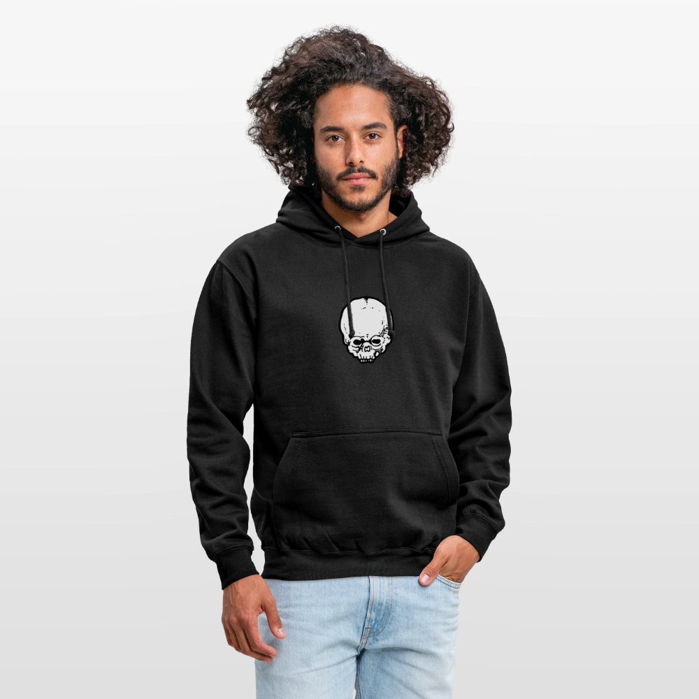 Felpa con cappuccio unisex - nero
