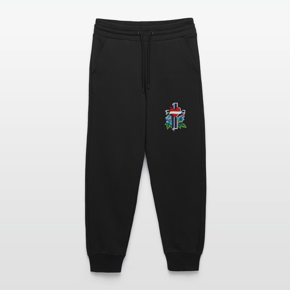 Pantaloni sportivi ecologici casual Made in UE - SOLID BLACK
