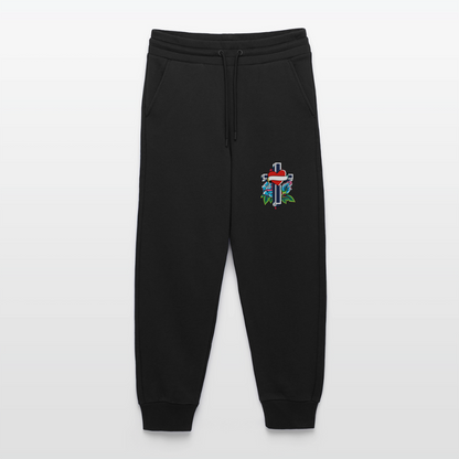 Pantaloni sportivi ecologici casual Made in UE - SOLID BLACK