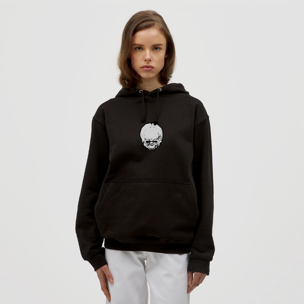Felpa con cappuccio unisex - nero