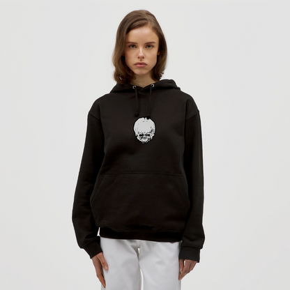 Felpa con cappuccio unisex - nero