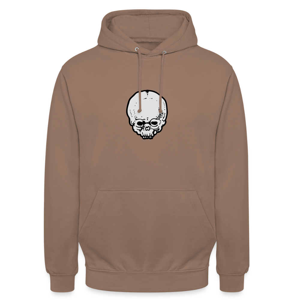 Felpa con cappuccio unisex - mokka