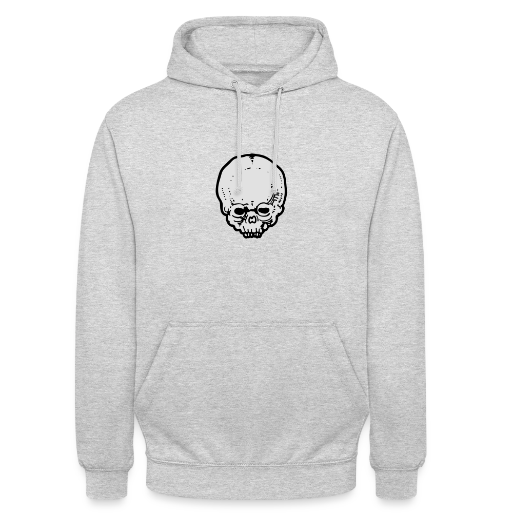 Felpa con cappuccio unisex - grigio chiaro melange