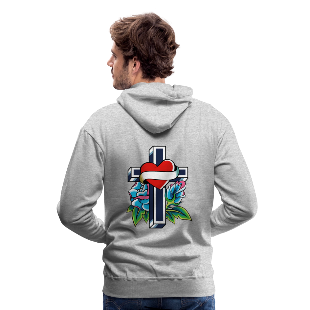 Men’s Premium Hoodie - heather grey