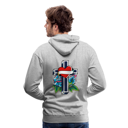 Men’s Premium Hoodie - heather grey
