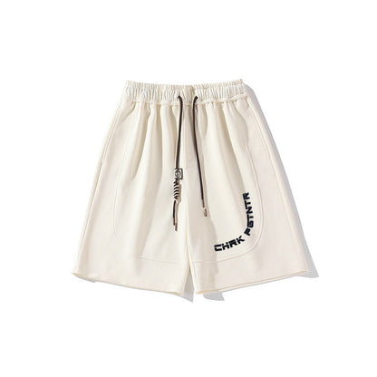 Loose Puff Print Shorts Pantaloni della tuta Uomo