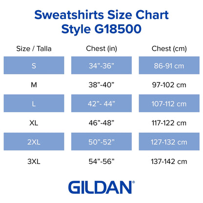 Sudadera con Capucha de Forro Polar Gildan Unisex-adulto, Estilo G18500, Paquete Múltiple XX-Grande Royal (1-pack) 1