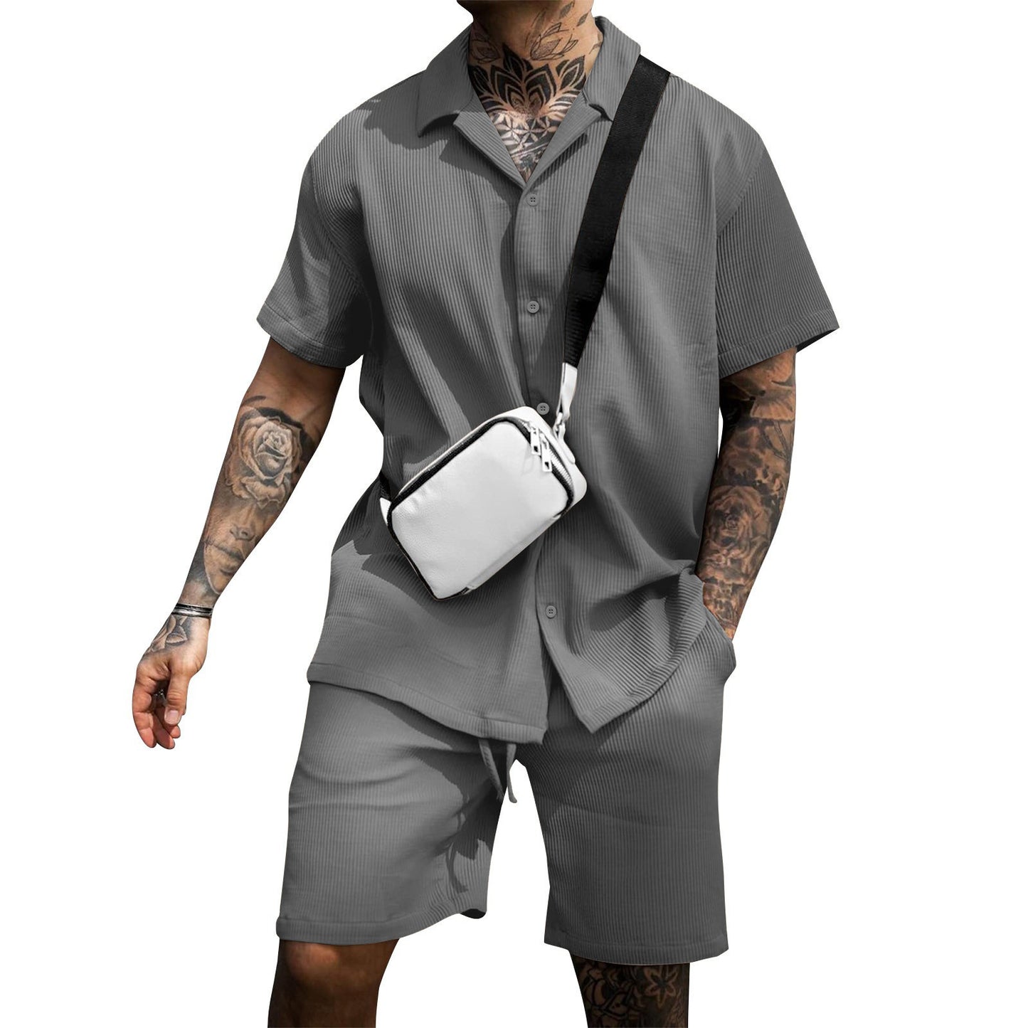 Abito da uomo casual e confortevole Polo a maniche corte