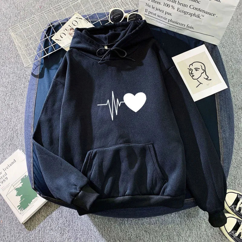 Sudadera con capucha de terciopelo para mujer.