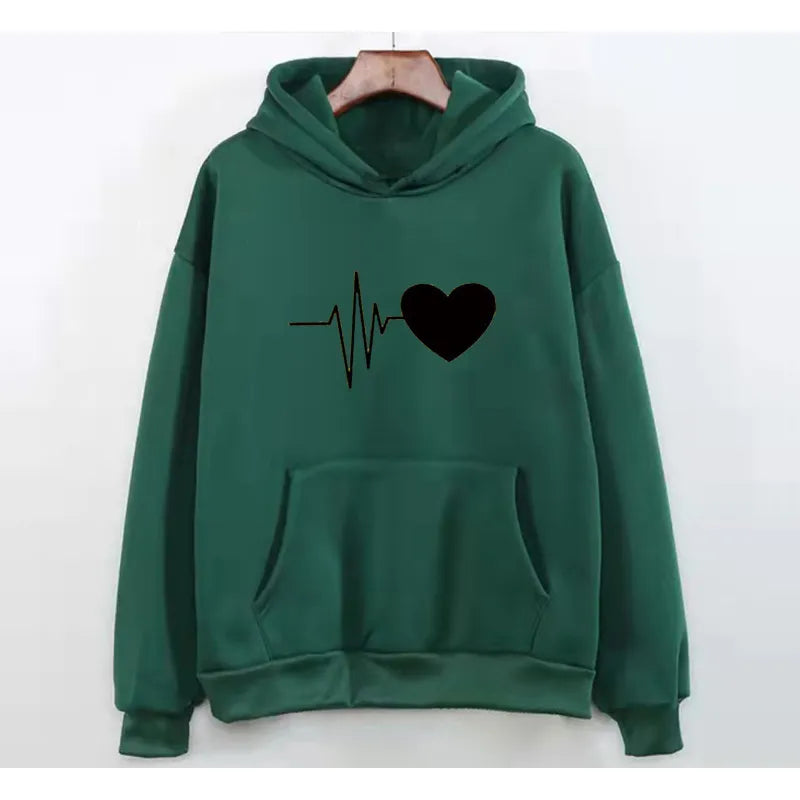 Sudadera con capucha de terciopelo para mujer.