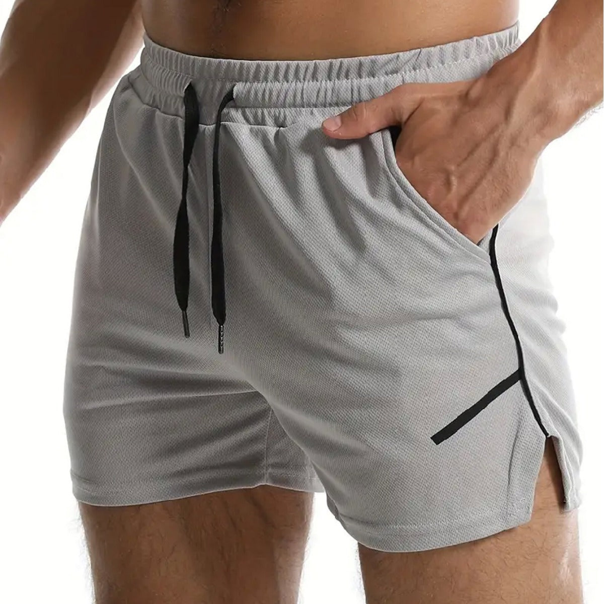 Pantaloni da corsa casual sottili in rete traspirante ad asciugatura rapida