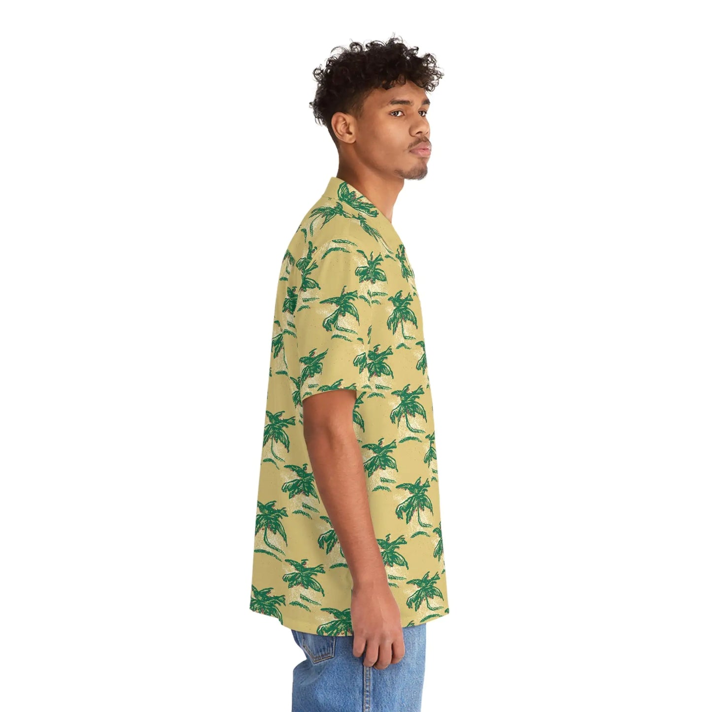Camisa hawaiana tropical Palm Mirage para hombre