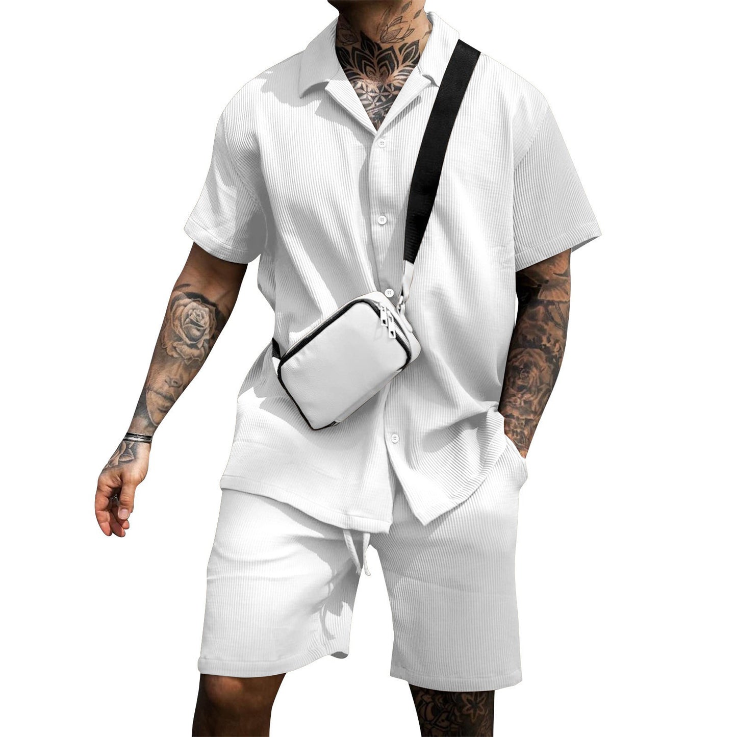 Abito da uomo casual e confortevole Polo a maniche corte