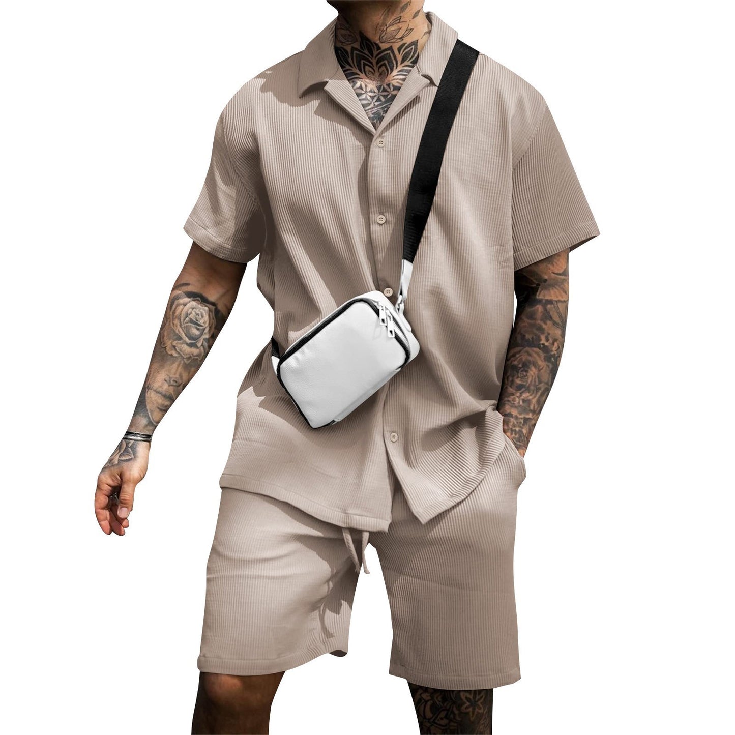 Abito da uomo casual e confortevole Polo a maniche corte