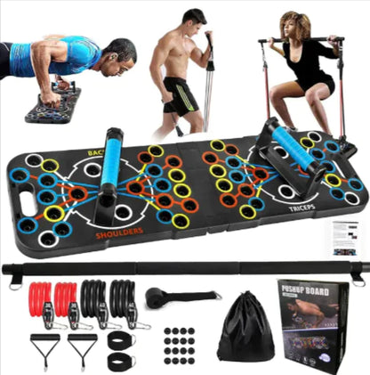 Tabla de Flexiones Multifuncional de 54 Agujeros