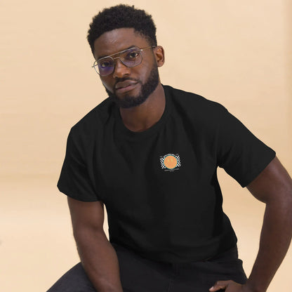 T-shirt classica da uomo con faccina sorridente "Good Vibes"