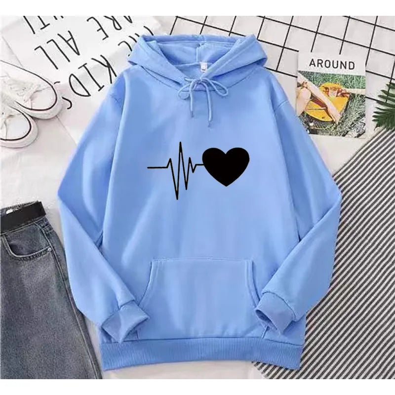 Sudadera con capucha de terciopelo para mujer.