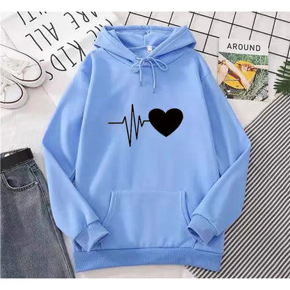Sudadera con capucha de terciopelo para mujer.